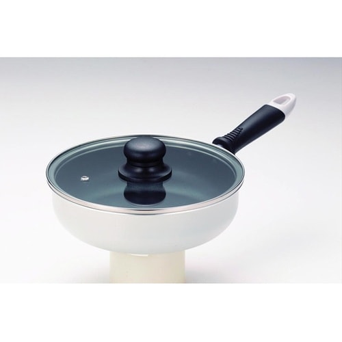 カリーナ ガラス蓋付 深型フライパン 2