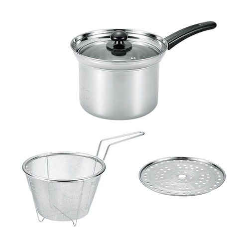 まいにち使いの多用途お鍋 深型片手鍋 1