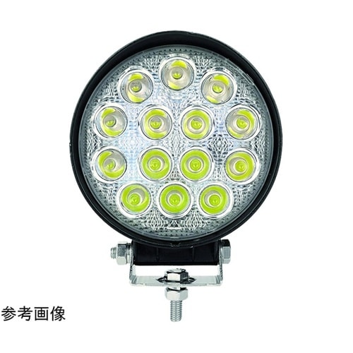 LEDワークライト丸14灯42W黄色 M