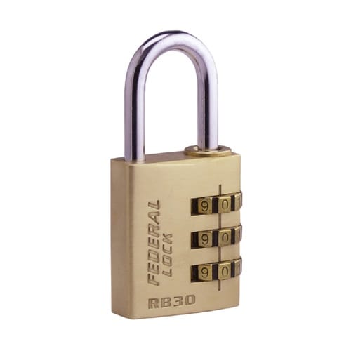 ダイヤル式南京錠 本体幅30mm RB3