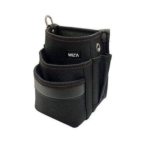 小型腰袋 3段 グリーン WZK−02B