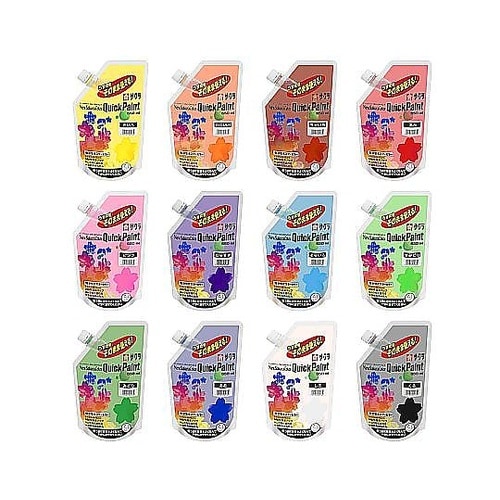 クイックペイント12色セット 550mL