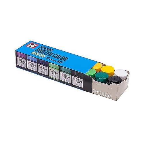 ポスターカラー12色セット 30mL P