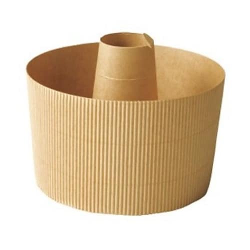 シフォンカップハードタイプ 茶無地 SC