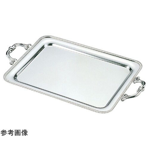 菊渕角盆(プレーンハンドル付) 18″