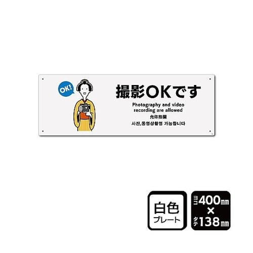 プレート 撮影OKです 1袋(2枚入)