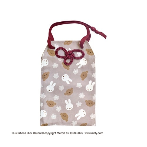 ミッフィー御朱印帳ポーチ ミッフィーとボ