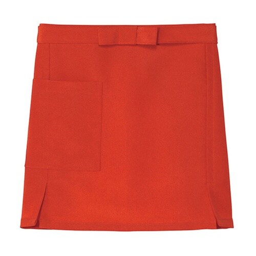 無地 前掛け ダークオレンジ F SOD