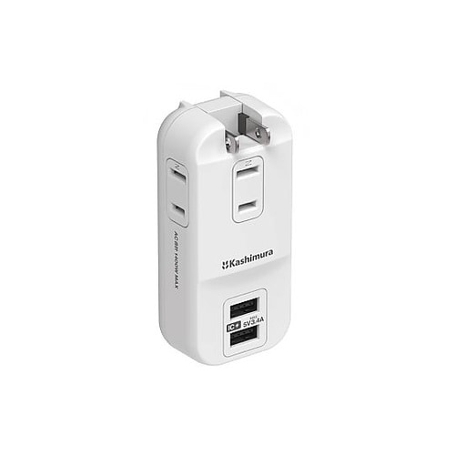 電源タップ AC3 USBA2 3.4A