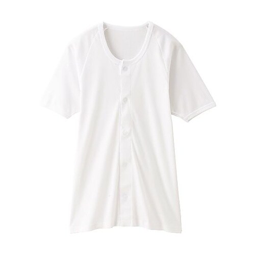 いわつばめワンタッチ肌着 半袖 婦人 L