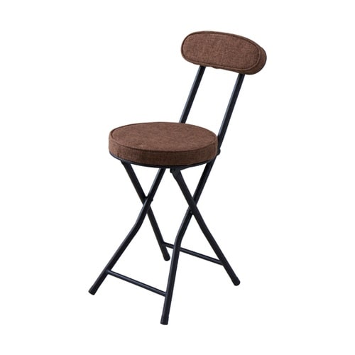 ファブリック折りたたみパイプチェア背付