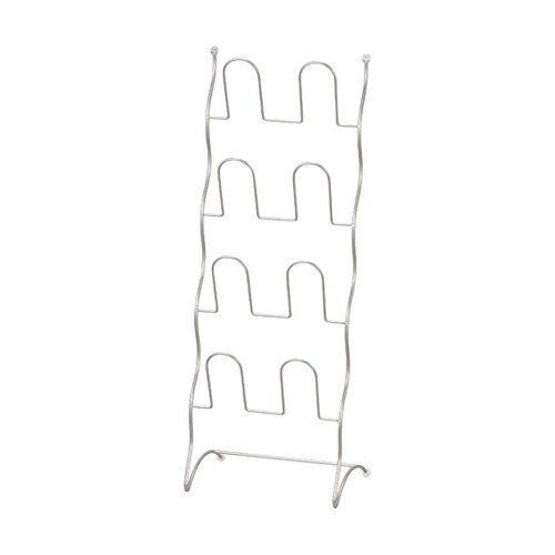 ワイヤースリッパラック 4段 シルバー