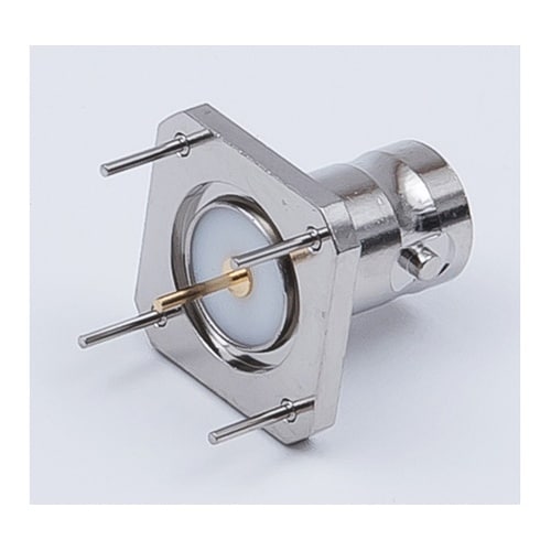 BNCコネクタプリント基板用レセプタクル