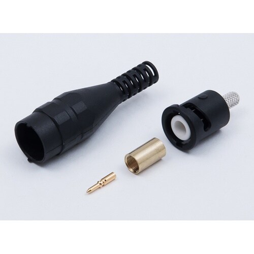 BNCコネクタ感電防止コネクタ(黒) B