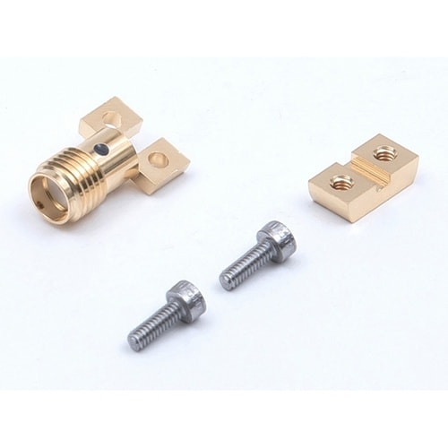 SMAコネクタプリント基板用レセプタクル