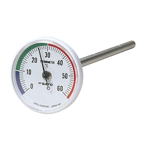 バイメタル地温計