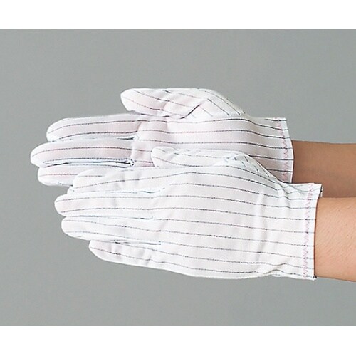 静電手袋 ラミネート無 Mサイズ 1袋(