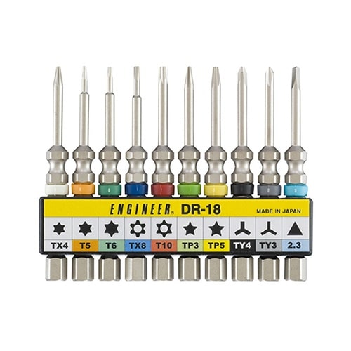 DR−18特殊ネジ用ドライバービットセッ