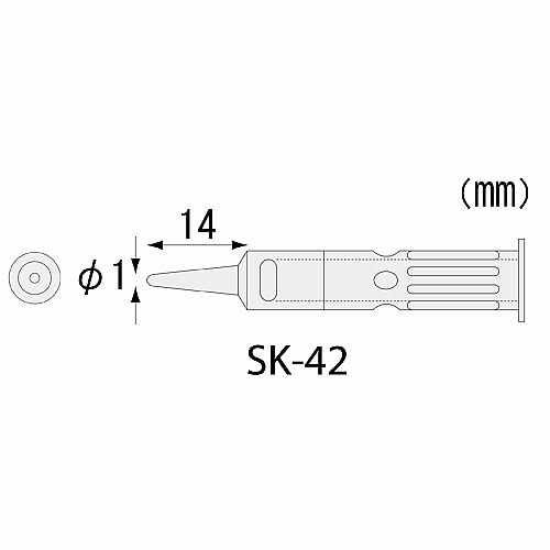 SK−42 SKM−40用半田コテチップ