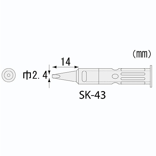 SK−43 SKM−40用半田コテチップ