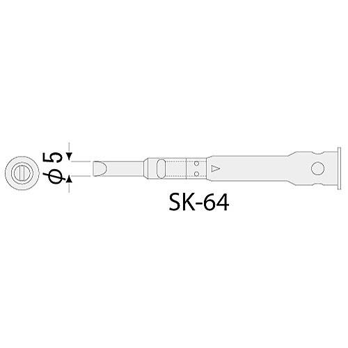 SK−64 60シリーズ用半田コテチップ