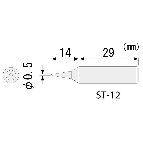 ST−12 30シリーズ用半田コテチップ