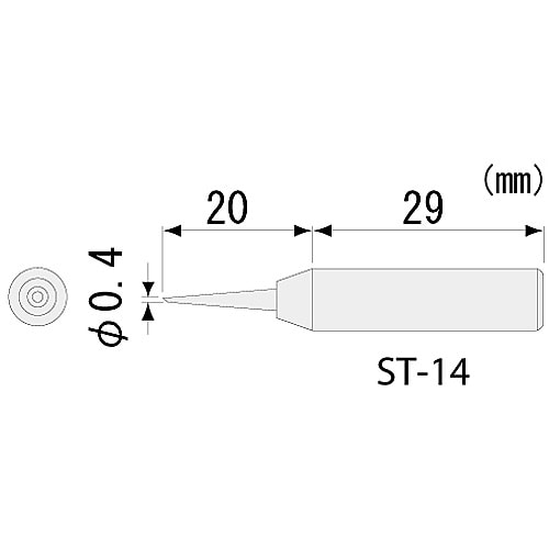 ST−14 30シリーズ用半田コテチップ