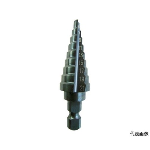 NMS25 ステップドリル 2枚刃