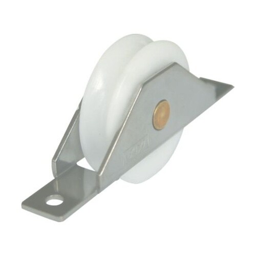 ベアリング戸車(木製建具用) 丸型(平板