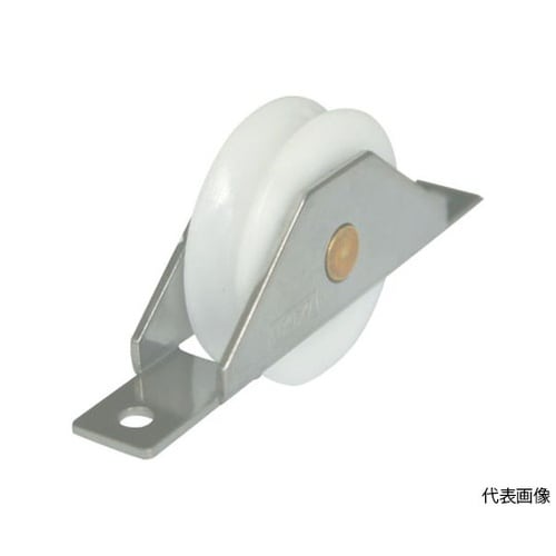 ベアリング戸車(木製建具用) 丸型(平板