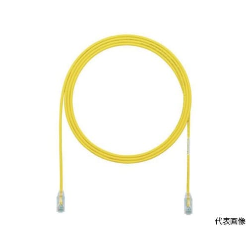 カテゴリ6細径パッチコード 3m 黄 U