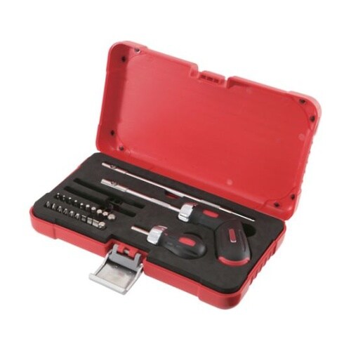 ラチェット式ドライバーセット 25点セッ