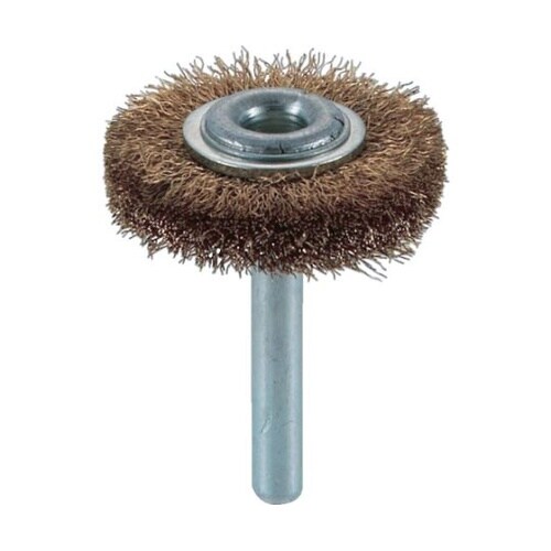 TB6214 軸付ホイールブラシ真鍮