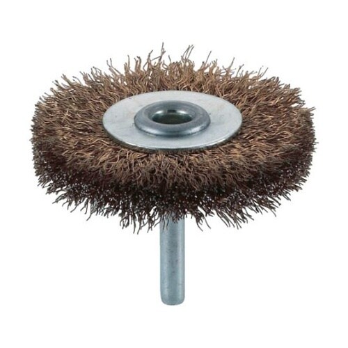 TB6231軸付ホイールブラシメッキ鋼線