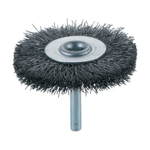 TB6232 軸付ホイールブラシ鋼線