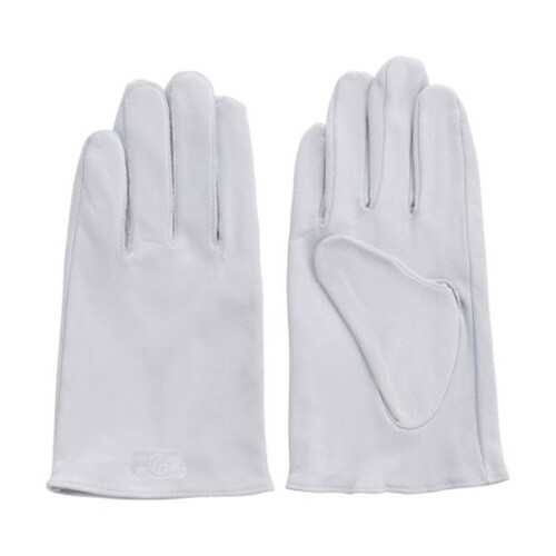 5847 袖なし革手袋 F−801白M