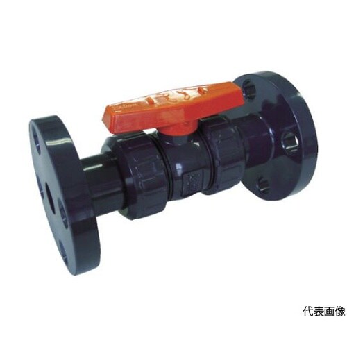 塩ビ製ボールバルブ フランジ式 本体PV