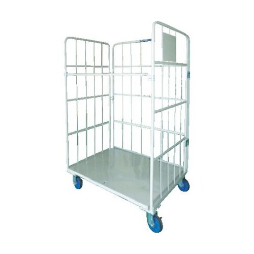 WK695 床板スチール製カゴ車