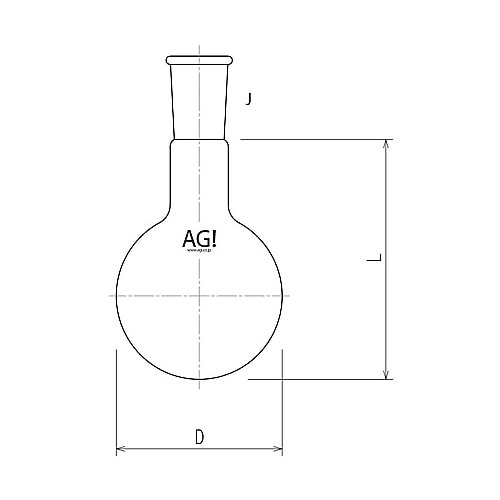 3100−100−3L一ツ口フラスコ