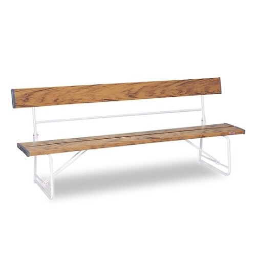 ベンチ(背付)1500 木調