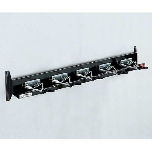 モップハンガー D型 壁掛式 5本掛