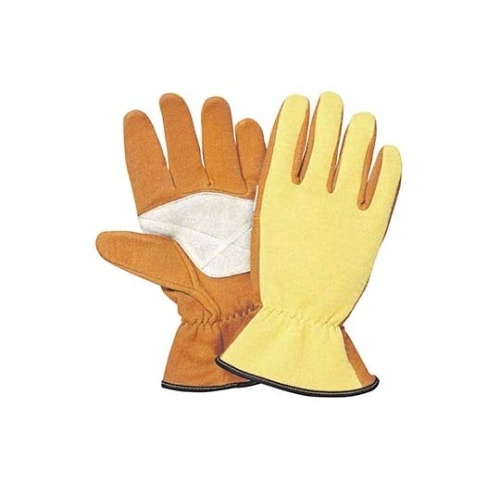 MZ621 耐切創手袋 平部当て革付き