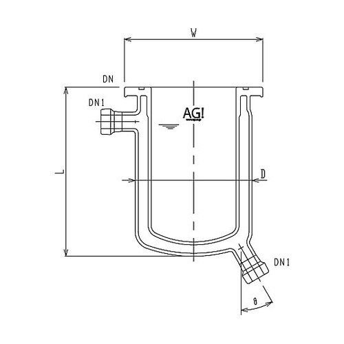 フルジャケット式セパラ反応容器 15A