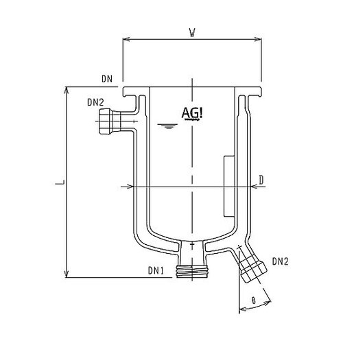 フルジャケット式セパラ反応容器 15A