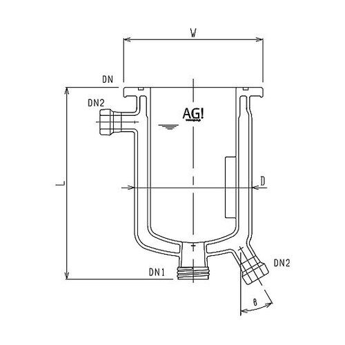 フルジャケット式セパラ反応容器 15A