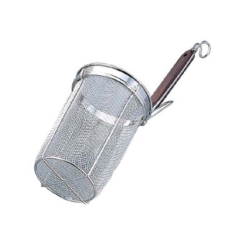 8122500 木柄 うどん揚 深型平底