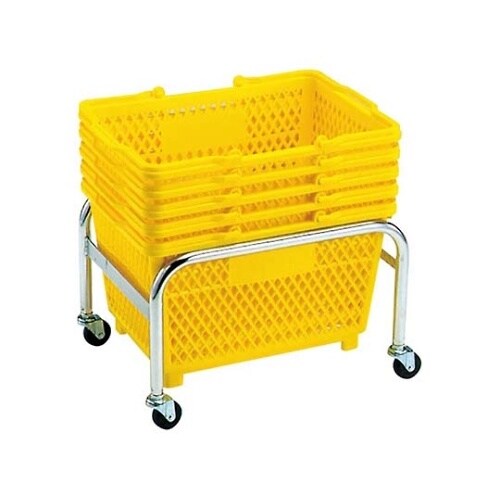 6550900 スーパー篭用台車 大用