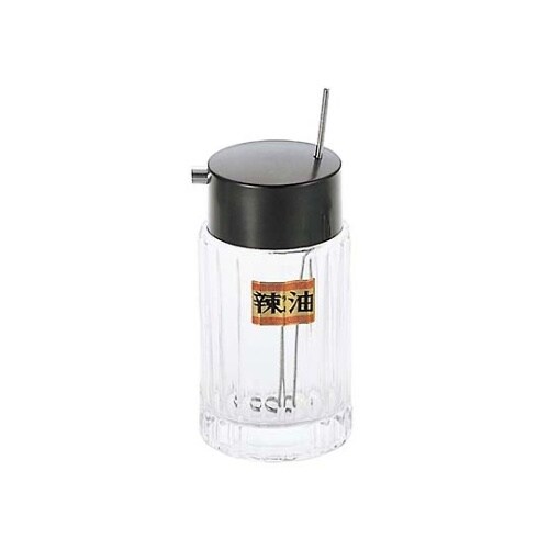 マドラー付ラー油入れ #785 ガラス