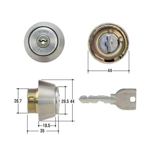 MCY−202 MIWA取替用シリンダー