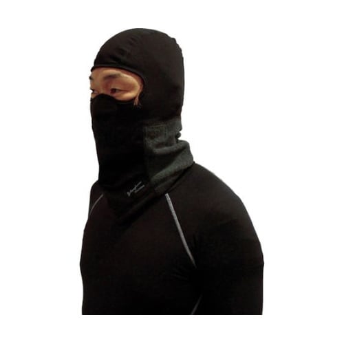 JW126BGRフェイスウォーマー黒X灰